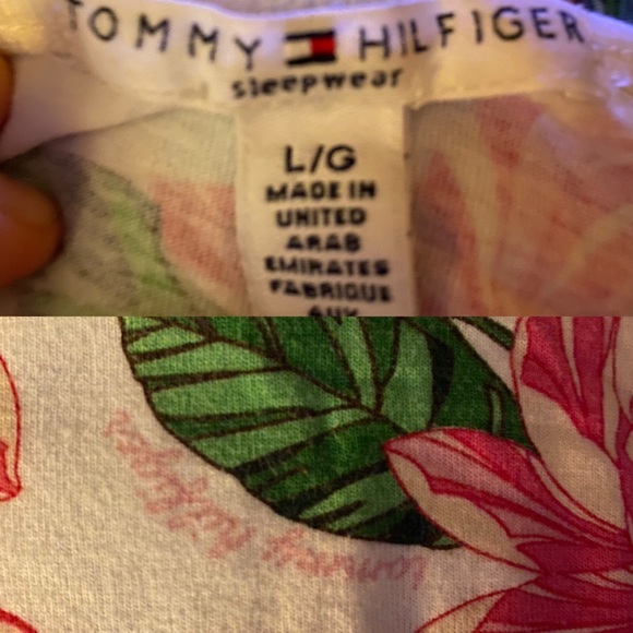 Tommy Hilfiger Floral Tank Top Spaghetti Strap Top - Picture 4 of 4